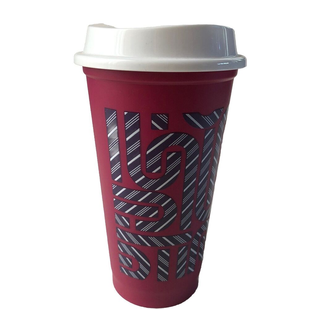 Starbucks 2013 Holiday Abstract Reusable Coffee Cup New